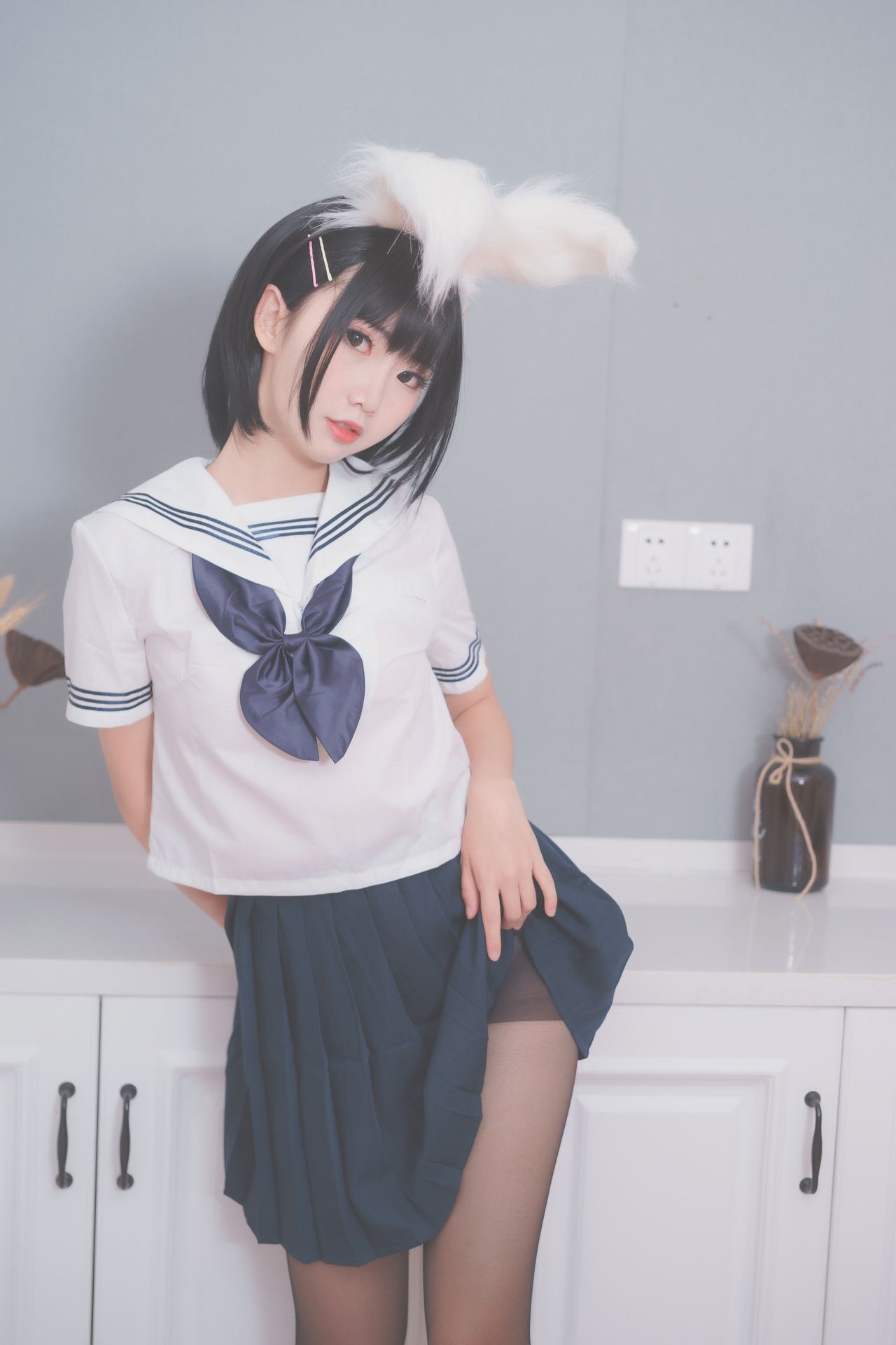 面饼仙儿兔耳jk